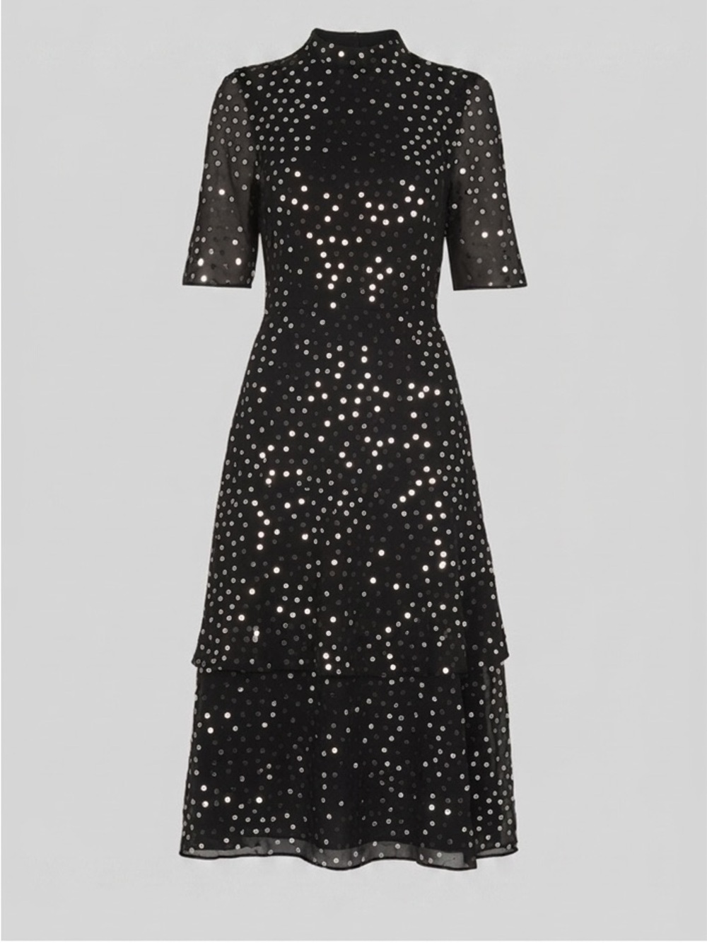Whistles Ivanna Sequin Dress in Size 6 US